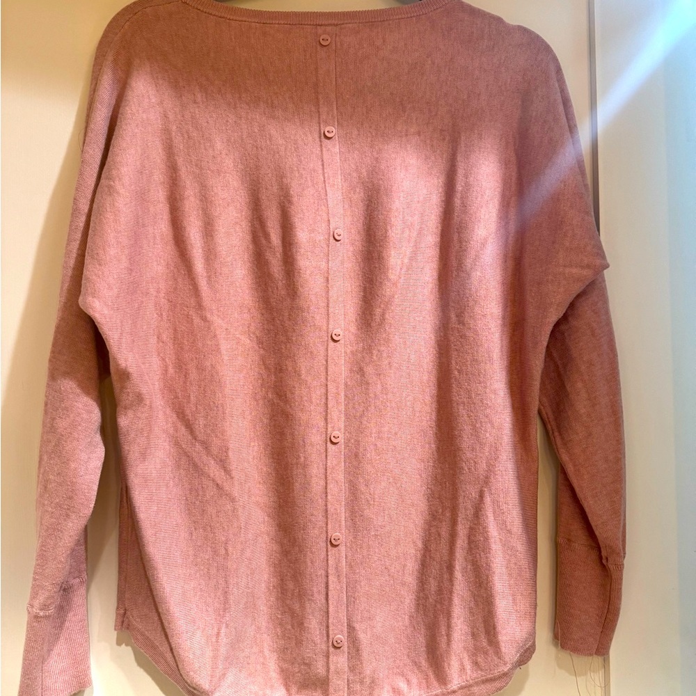 Long Sleeve Pink Sweater - thin material.